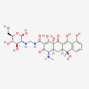 molecular formula C29H37N3O13 B10860022 Meglucycline CAS No. 31770-79-3