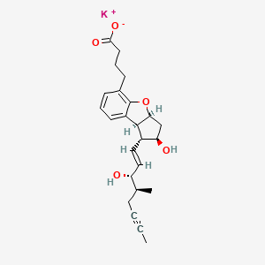 molecular formula C24H29KO5 B10860087 Esuberaprost potassium CAS No. 1416252-97-5