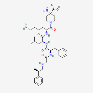 molecular formula C38H57N7O6 B10860248 Riminkefon CAS No. 2168572-99-2