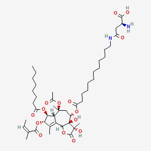 molecular formula C46H72N2O15 B10860276 12Adt-asp CAS No. 1172636-20-2