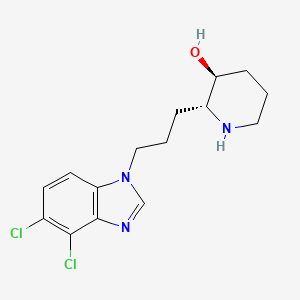 molecular formula C15H19Cl2N3O B10860283 Bersiporocin CAS No. 2241808-52-4