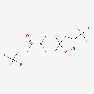 molecular formula C12H14F6N2O2 B10860331 Alpibectir CAS No. 2285440-39-1