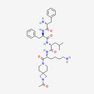 molecular formula C39H57N7O5 B10860338 Anrikefon CAS No. 2269511-95-5