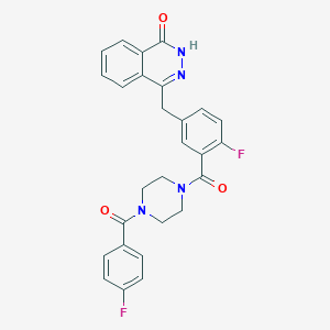 molecular formula C27H22F2N4O3 B10860373 Parpi CAS No. 1919043-65-4