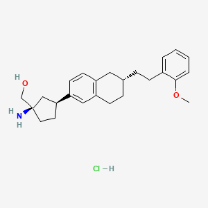 molecular formula C25H34ClNO2 B10860438 Udifitimod hydrochloride CAS No. 2552370-62-2