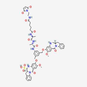 molecular formula C60H63N9O15S B10860453 Sunirine CAS No. 2058075-35-5