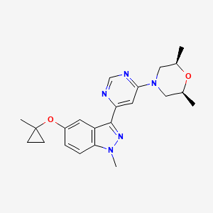 molecular formula C22H27N5O2 B10860530 MLi-2-NC 