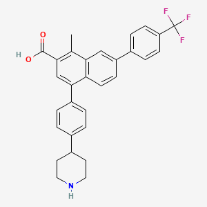 molecular formula C30H26F3NO2 B10860552 Pptn-NC 