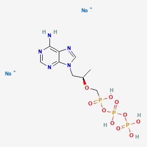 molecular formula C9H16N5Na2O10P3 B10860619 Tenofovir diphosphate (sodium salt) 