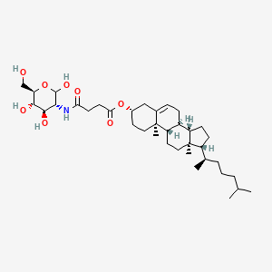 molecular formula C37H61NO8 B10860653 Glucosamine Cholesterol 