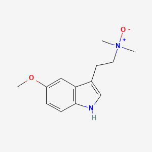 molecular formula C13H18N2O2 B10860665 2-(5-methoxy-1H-indol-3-yl)-N,N-dimethylethanamine oxide 