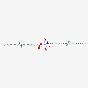 molecular formula C40H75NO5 B10860714 [3-hydroxy-2-(hydroxymethyl)-2-[[(E)-octadec-9-enoyl]amino]propyl] (E)-octadec-9-enoate 