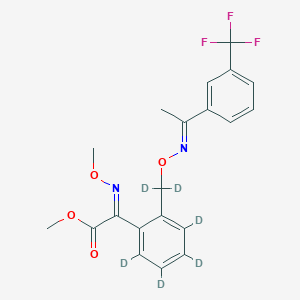 molecular formula C20H19F3N2O4 B10860745 Trifloxystrobin-d6 