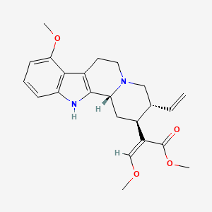 methyl (Z)-2-[(2S,3R,12bR)-3-ethenyl-8-methoxy-1,2,3,4,6,7,12,12b-octahydroindolo[2,3-a]quinolizin-2-yl]-3-methoxyprop-2-enoate