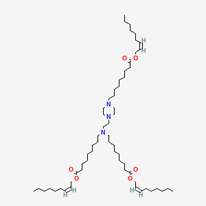 [(Z)-non-2-enyl] 9-[4-[2-[bis[9-[(Z)-non-2-enoxy]-9-oxononyl]amino]ethyl]piperazin-1-yl]nonanoate