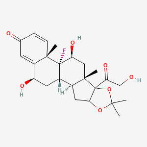 (6,11,16a)-9-Fluoro-6,11,21-trihydroxy-16,17-[(1-methylethylidene)bis(oxy)]-pregna-1,4-diene-3,20-dione