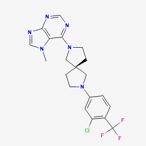 (R)-6-(7-(3-Chloro-4-(trifluoromethyl)phenyl)-2,7-diazaspiro[4.4]nonan-2-yl)-7-methyl-7H-purine