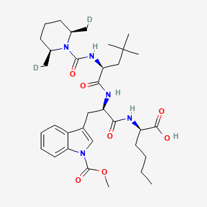 molecular formula C34H51N5O7 B10860796 Vodudeutentan CAS No. 2364365-83-1