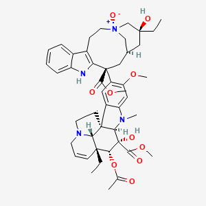 molecular formula C46H58N4O10 B10860798 Vinblastine Impurity B CAS No. 61936-68-3