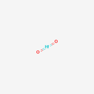 molecular formula HfO2 B10860814 Hafnium oxide CAS No. 37230-85-6