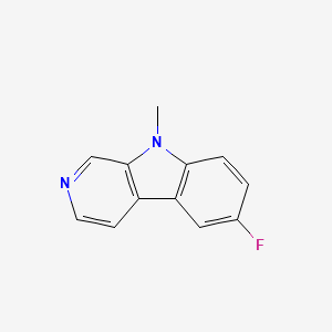 molecular formula C12H9FN2 B10860901 6-fluoro-9-methylpyrido[3,4-b]indole 