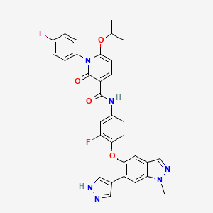 molecular formula C32H26F2N6O4 B10860920 Trk-IN-25 CAS No. 2412309-60-3