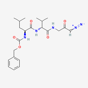 molecular formula C22H31N5O5 B10861029 Z-L(D-Val)G-CHN2 