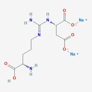 molecular formula C10H16N4Na2O6 B10861077 Argininosuccinic acid (disodium) 