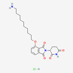 Thalidomide-4-O-C10-NH2 (hydrochloride)