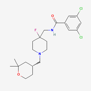 molecular formula C21H29Cl2FN2O2 B10861171 (R)-Tta-P2 