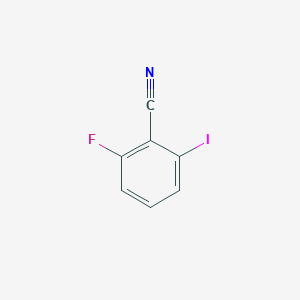 molecular formula C7H3FIN B108612 2-氟-6-碘苯甲腈 CAS No. 79544-29-9