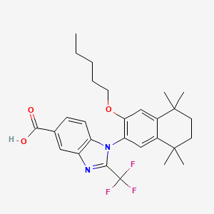 molecular formula C28H33F3N2O3 B10861246 RXR antagonist 1 