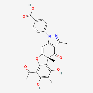 molecular formula C25H20N2O7 B10861286 Tau-aggregation and neuroinflammation-IN-1 