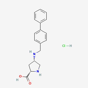 molecular formula C18H21ClN2O2 B10861296 SN40 hydrochloride 