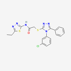 molecular formula C20H17ClN6OS2 B10861360 NRP1 antagonist 2 