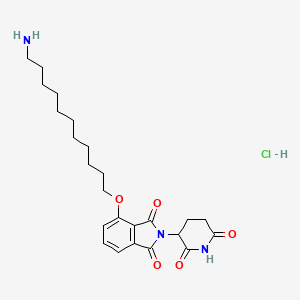 Thalidomide-4-O-C11-NH2 (hydrochloride)