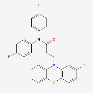 molecular formula C27H19ClF2N2OS B10861473 20S Proteasome activator 1 