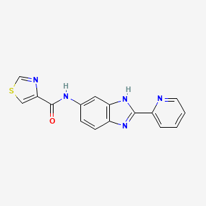 molecular formula C16H11N5OS B10861501 Sperm motility agonist-1 