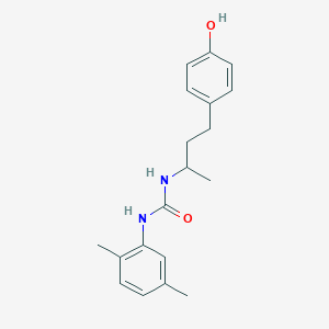 1-(2,5-Dimethylphenyl)-3-[4-(4-hydroxyphenyl)butan-2-yl]urea