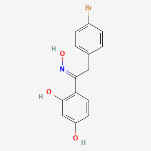 molecular formula C14H12BrNO3 B10861550 URAT1&XO inhibitor 2 