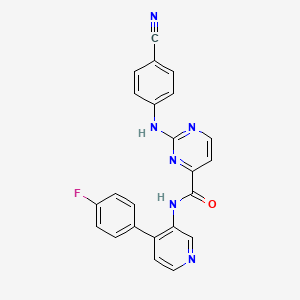 molecular formula C23H15FN6O B10861558 GSK-3 inhibitor 3 