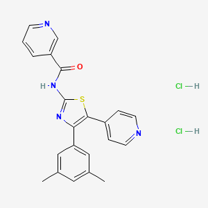 molecular formula C22H20Cl2N4OS B10861564 DPTN dihydrochloride 