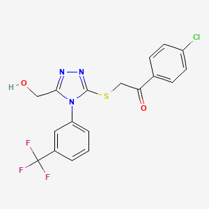 molecular formula C18H13ClF3N3O2S B10861595 Phytoene desaturase-IN-1 