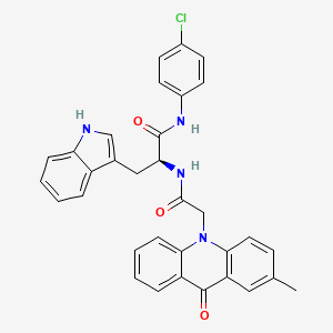 molecular formula C33H27ClN4O3 B10861599 MARK4 inhibitor 4 