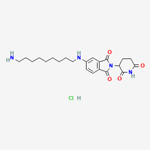 Pomalidomide-5-C9-NH2 hydrochloride