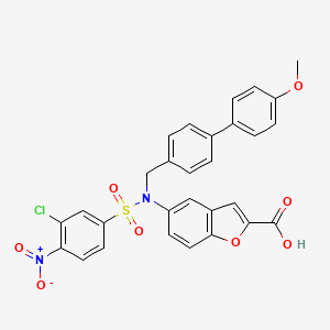 molecular formula C29H21ClN2O8S B10861650 Lyp-IN-4 