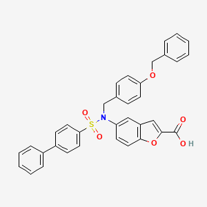 molecular formula C35H27NO6S B10861653 Lyp-IN-3 