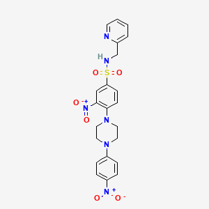 molecular formula C22H22N6O6S B10861671 Anti-inflammatory agent 51 