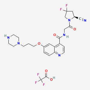 molecular formula C26H29F5N6O5 B10861711 Fap-IN-2 (tfa) 