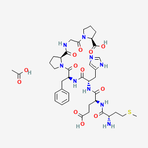 molecular formula C39H55N9O12S B10861746 Semax (acetate) 